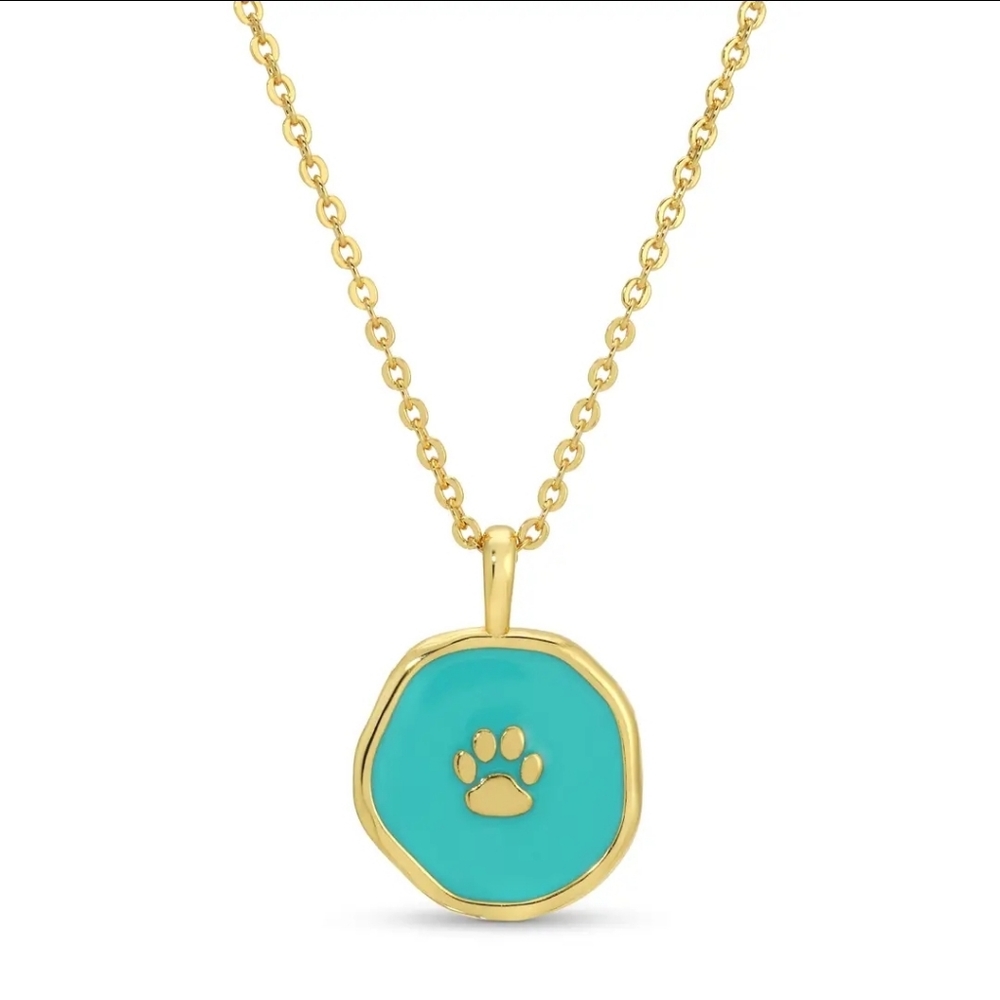 Paw Print Pendant Necklace